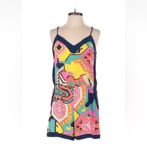 Alice & Trixie Colorful Geometric Print Romper size XS